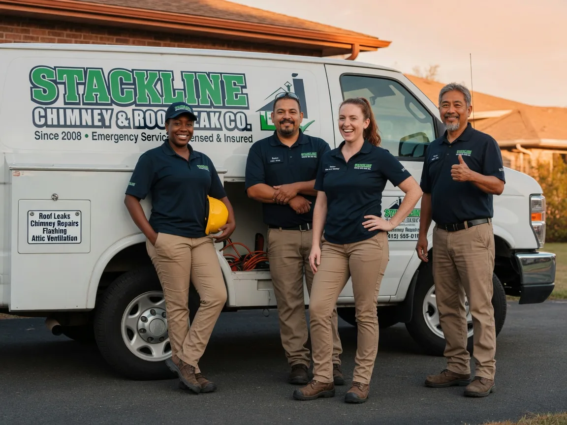 Chimney flashing repair company in Greenview, CA